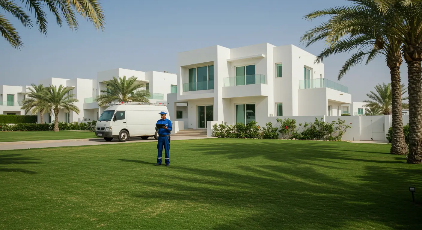 Professional pest control service for luxury villas in Dubai Hills Estate